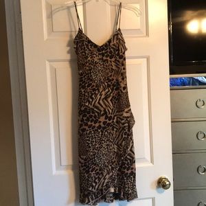 NEW condition animal print knee length dress